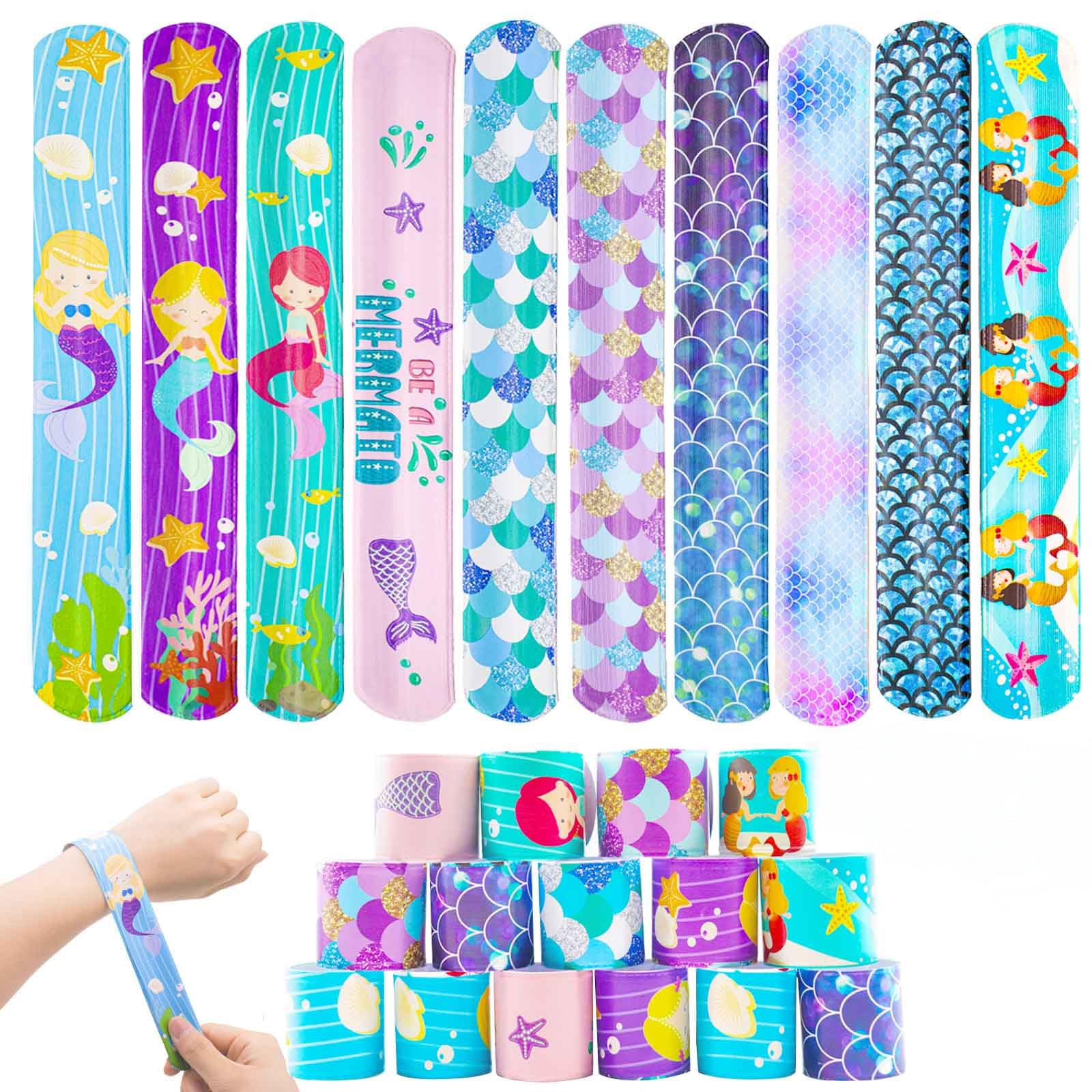 UPOMINKI URODZINOWY Komplet ZESTAW Brasoletek Snap On Bransoletki SYRENKI 10szt Główne zdjęcie produktu