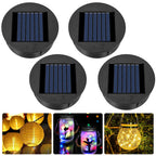 Lampki Solarne Baterie wymienne Zapas LED do Słoików 4 szt Moduł Wkład do Lampionów