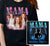 Personalizowana Koszulka Bawełniana Bootleg MAMA Rap Retro Vintage T-Shirt ze zdjęciem  - Prezent Dla Mamy