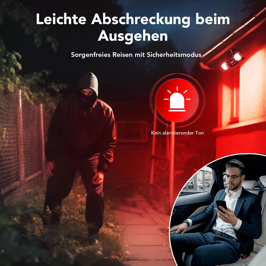 Lampa reflektor LED z czujnikiem ruchu WiFi Alexa Google IP65 inteligentna lampa zewnętrzna