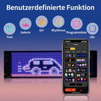 Wyświetlacz LED RGB do auta z Bluetooth, pilotem i aplikacją mobilną