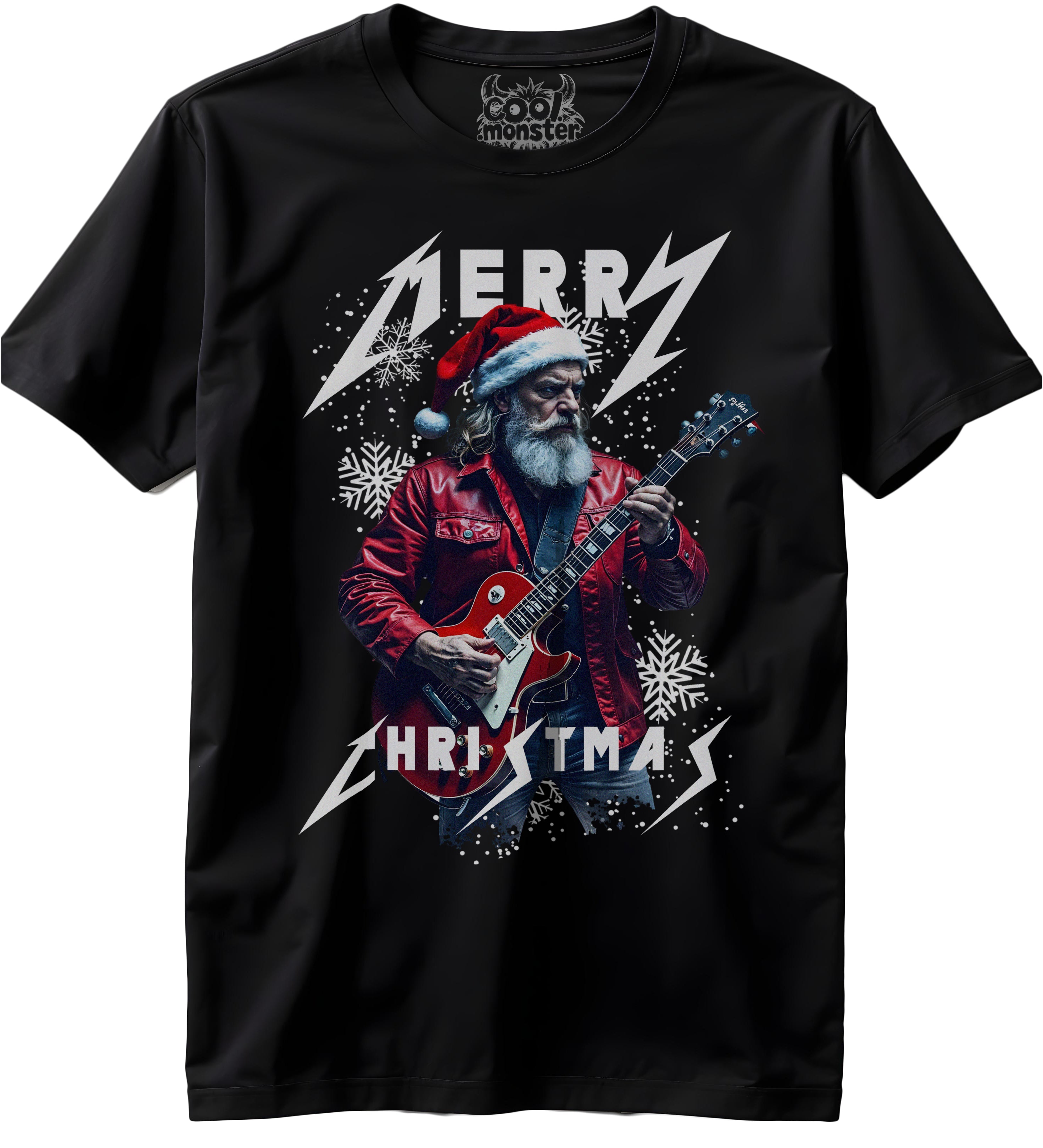 Świąteczna Śmieszna Koszulka Męska T-Shirt - Metallica Merry Christmas - CHR22