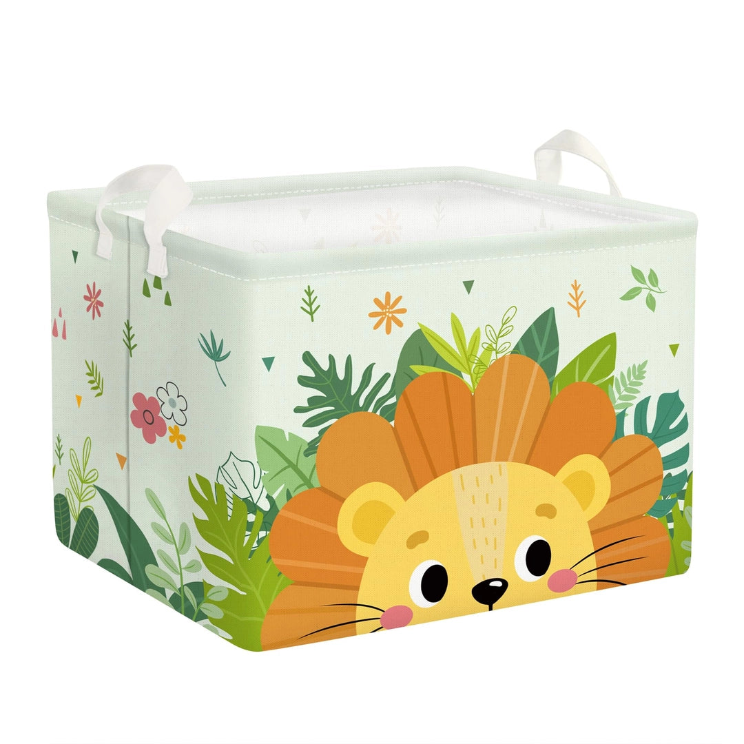Kosz na zabawki z motywem lwa składany wodoodporny 35x30x30 cm dla dzieci Główne zdjęcie produktu