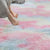 Dywan puszysty tęczowy pastelowy shaggy 120x200 cm miękki antypoślizgowy