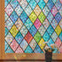 Folia okienna witrażowa samoprzylepna Kolorowa 3D z efektem pryzmatu 60x200 cm