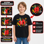 Personalizowana Koszulka z Cyfrą na Urodziny z gry Roblox Dziecięca - Personalizowana 26_21