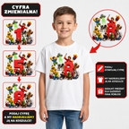 Personalizowana Koszulka z Cyfrą na Urodziny z gry Roblox Dziecięca - Personalizowana 26_21