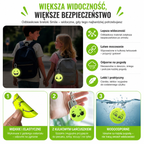 Zestaw Odblasków Odblaskowych Breloków Breloki Odblaskowe Kółka buźki 10szt
