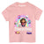 Koci Domek Gabi - T-Shirt Koszulka Dziewczęca z Imieniem - Różne Kolory - Brokat - GAB02