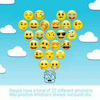 Zestaw magnesów emoji 28 szt. uśmiechnięte buźki 3 cm na lodówkę i auto