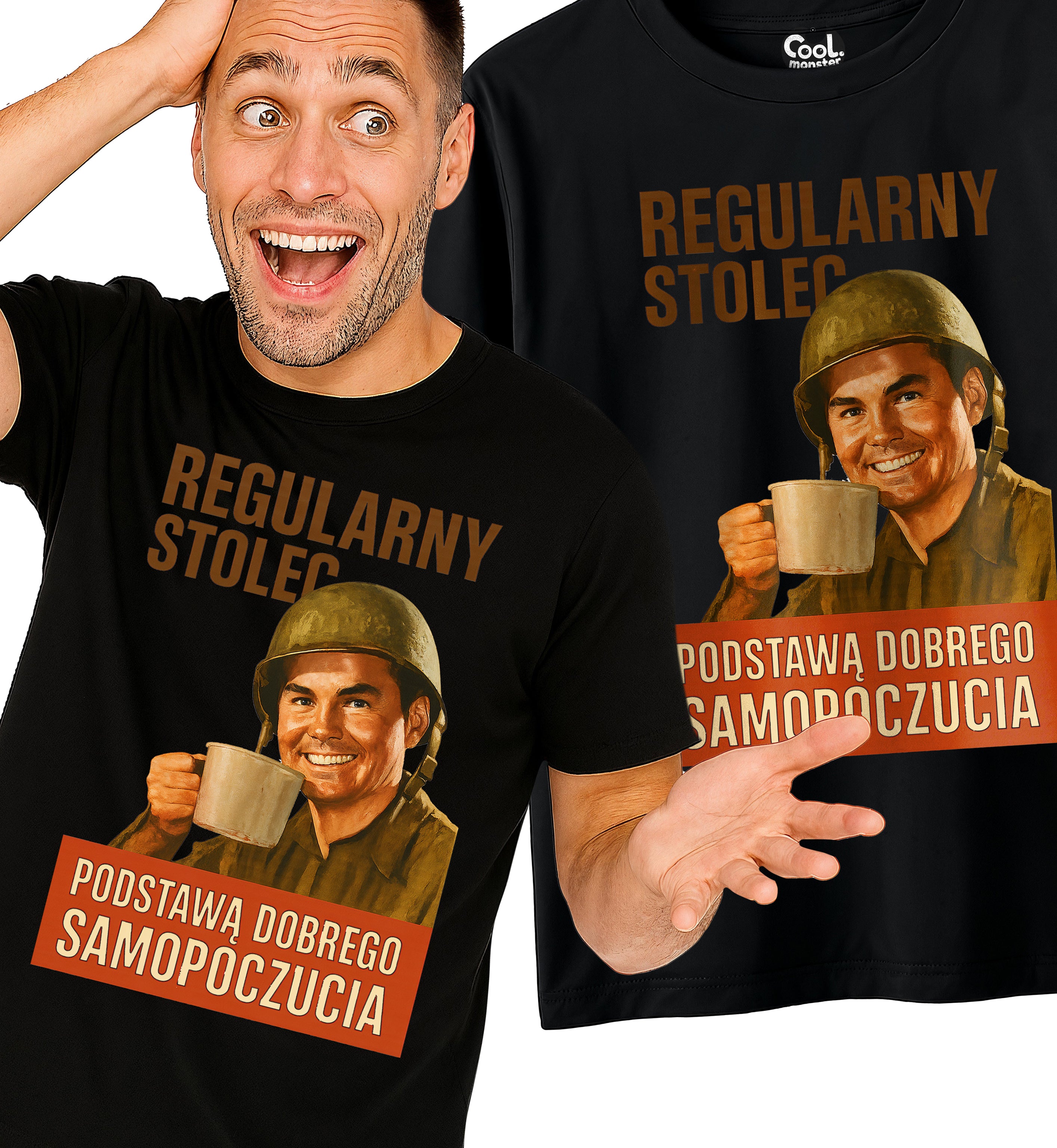 Koszulka Męska Damska Młodzieżowa T-Shirt Śmieszna Tekst Retro - Regularny Stolec S-2XL