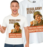 Koszulka Męska Damska Młodzieżowa T-Shirt Śmieszna Tekst Retro - Regularny Stolec S-2XL