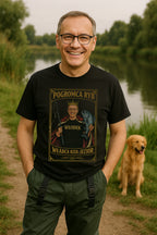 E04 Koszulka Męska T-Shirt Śmieszna Na Prezent Dla Wędkarza - PERSONALIZOWANA z imieniem S-2XL