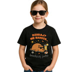 Kapibara Capybara T-Shirt Koszulka Dziecięca śmieszny Motyw Biała lub Czarna E10
