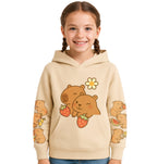 Kapibara Bluza z kapturem Bawełniana Kangurka - Dla Dzieci z Kapibarą Capybara