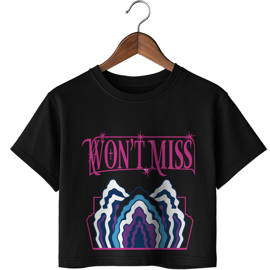 K-Popowe Łowczynie Demonów T-Shirt Koszulka Dziecięca Cropped Stój MIRA MIRY E24