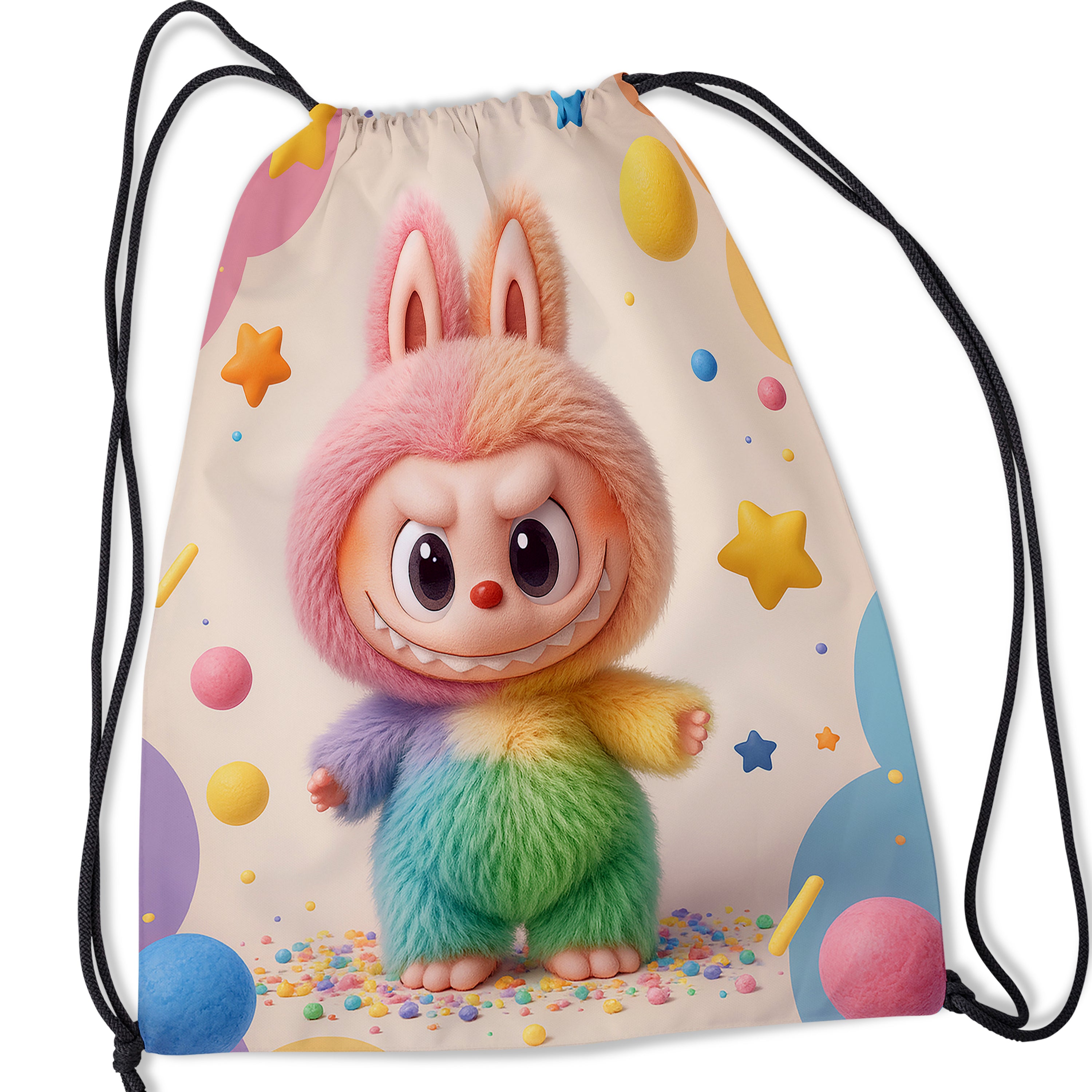 Personalizowany Worek Torba Szkolna do Szkoły na siłownię z Imieniem LABUBU E26 Drugie zdjęcie produktu