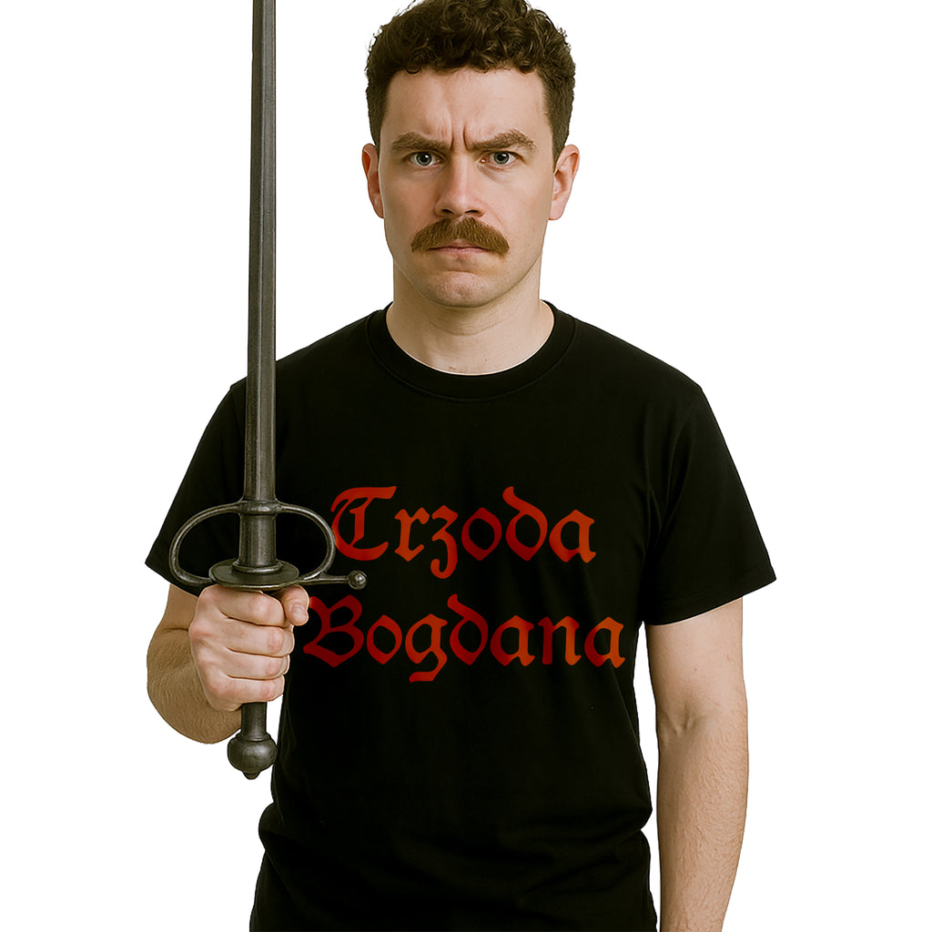 E32 "Trzoda Bogdana" 1670 Serial Koszulka Męska T-Shirt Śmieszna Na Prezent - Biała