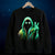 Bluza Dziecięca Straszna Duch Świecąca Nocy na Haloween Imprezę - Gruba Bawełna Premium