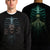 Bluza Dziecięca Straszna Duch Świecąca Nocy na Haloween Imprezę - Gruba Bawełna Premium