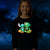 Bluzka z długim Rękawem Dziecięca na Haloween Imprezę Stitch Świecąca w Nocy