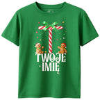 Świąteczna Koszulka personalizowa T-Shirt dla Rodziny/Grupy - z imieniem piernikami - E45