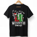 Świąteczna Śmieszna Koszulka Męska Damska T-Shirt - Stranger Things Hellfire E49