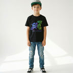 Śmieszna Koszulka Dziecięca T-Shirt - 6 7 six seven brainrot Mem HIT E51