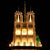 Zestaw LED do Notre Dame LEGO z pilotem – podświetlenie RGB modelu 21061