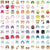 Naklejki Squishmallows 100 szt. wodoodporne kawaii dekoracje