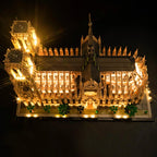 Zestaw LED do Notre Dame LEGO z pilotem – podświetlenie RGB modelu 21061