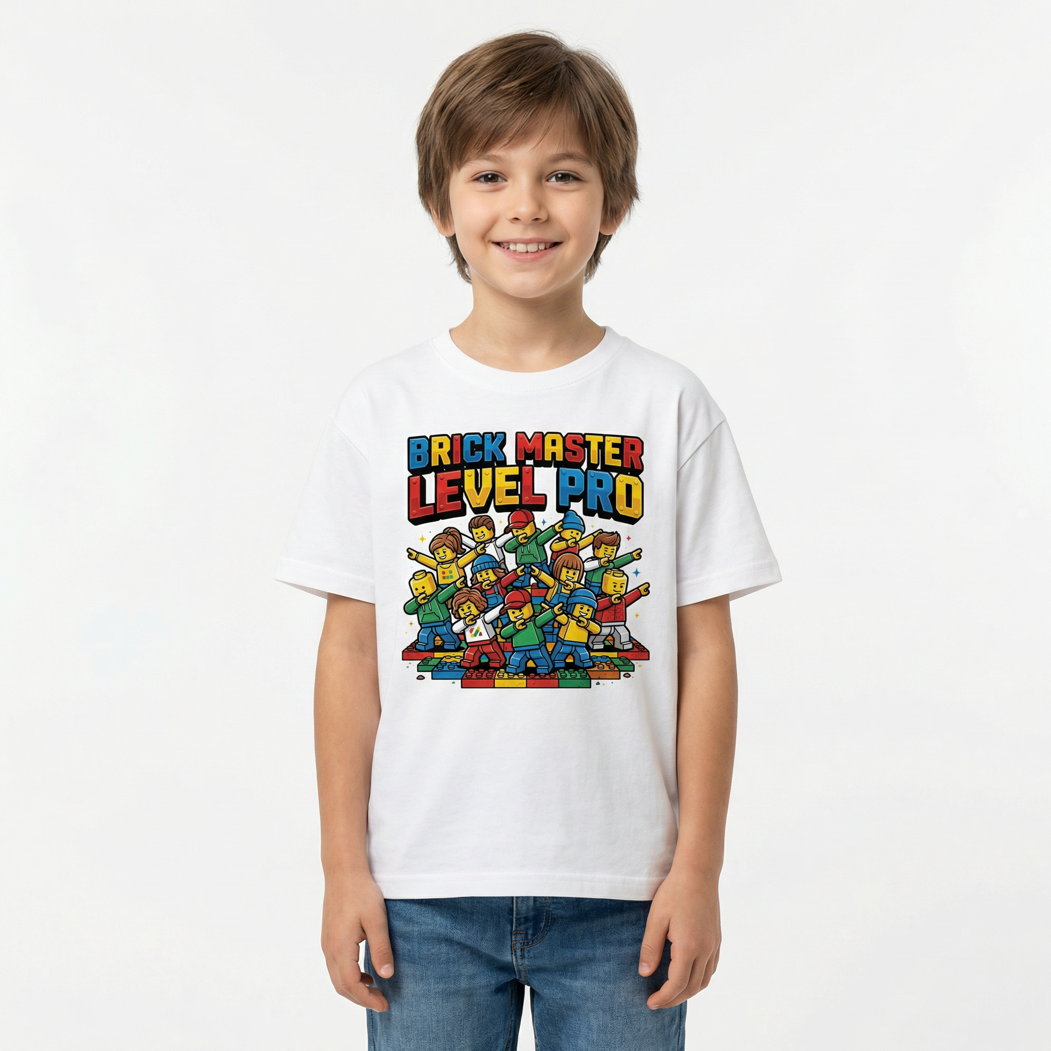 Koszulka Dziecięca Klocki Prezent Dla Fana Budowania Klocków Lego Dab Dance