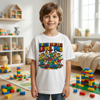 Koszulka Dziecięca Klocki Prezent Dla Fana Budowania Klocków Lego Dab Dance