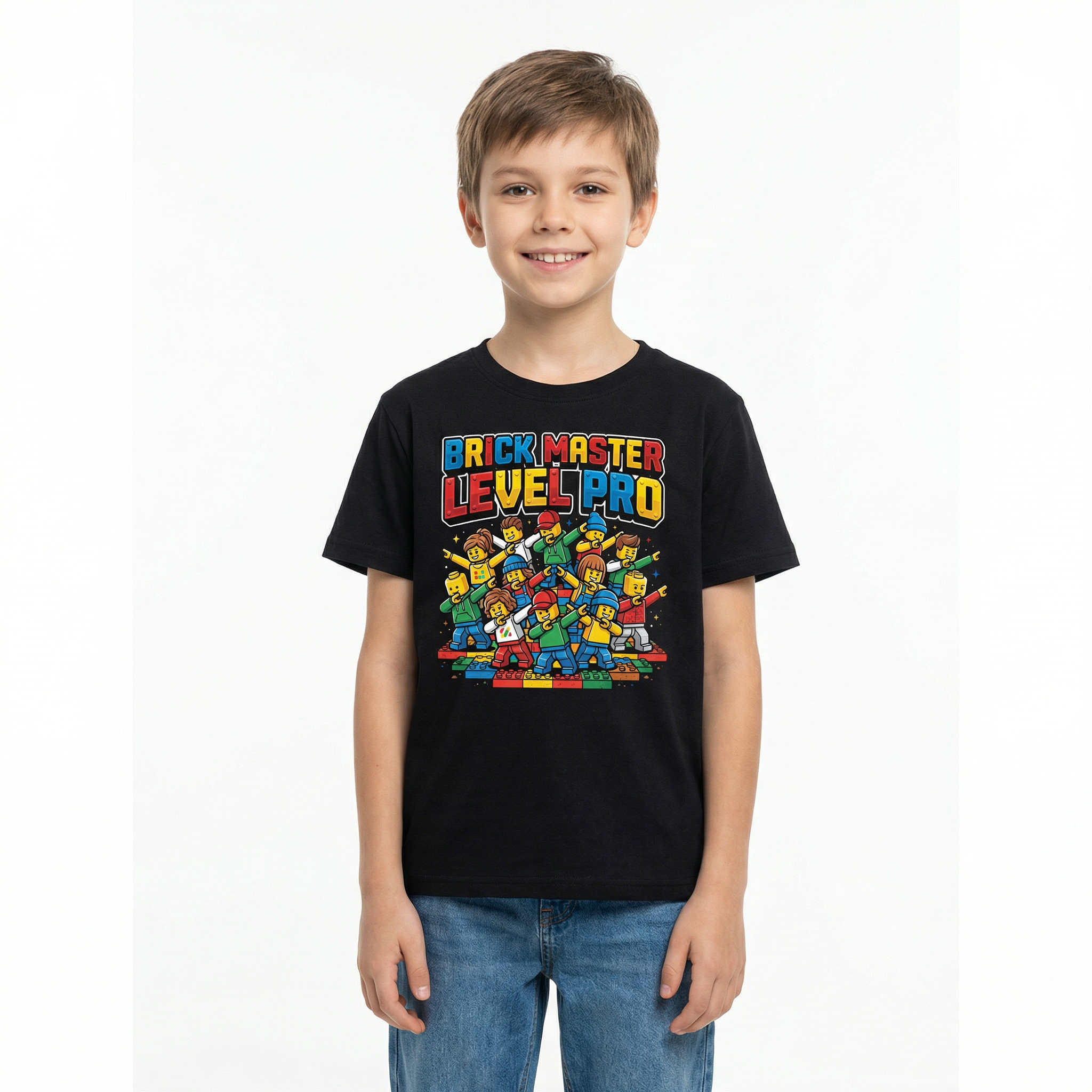Koszulka Dziecięca Klocki Prezent Dla Fana Budowania Klocków Lego Dab Dance