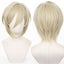 Peruka Anime Manga Blond Włosy Jasna Fryzura Cosplay z Mangi Uniwersalna