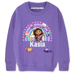 Koci Domek Gabi - Bluza Dziewczęca z Imieniem - Różne Kolory - Bawełna - GAB03