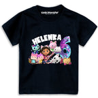 Koci Domek Gabi - T-Shirt Koszulka z Imieniem i Cyfrą - Różne Kolory - GAB04