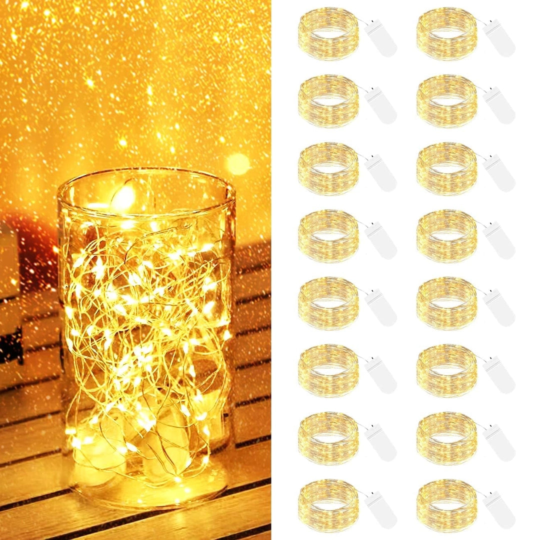 Lampki LED na Druciku mini 2m Łańcuch świetlny 20 diod ozdobne BATERIE W ZESTAWIE
