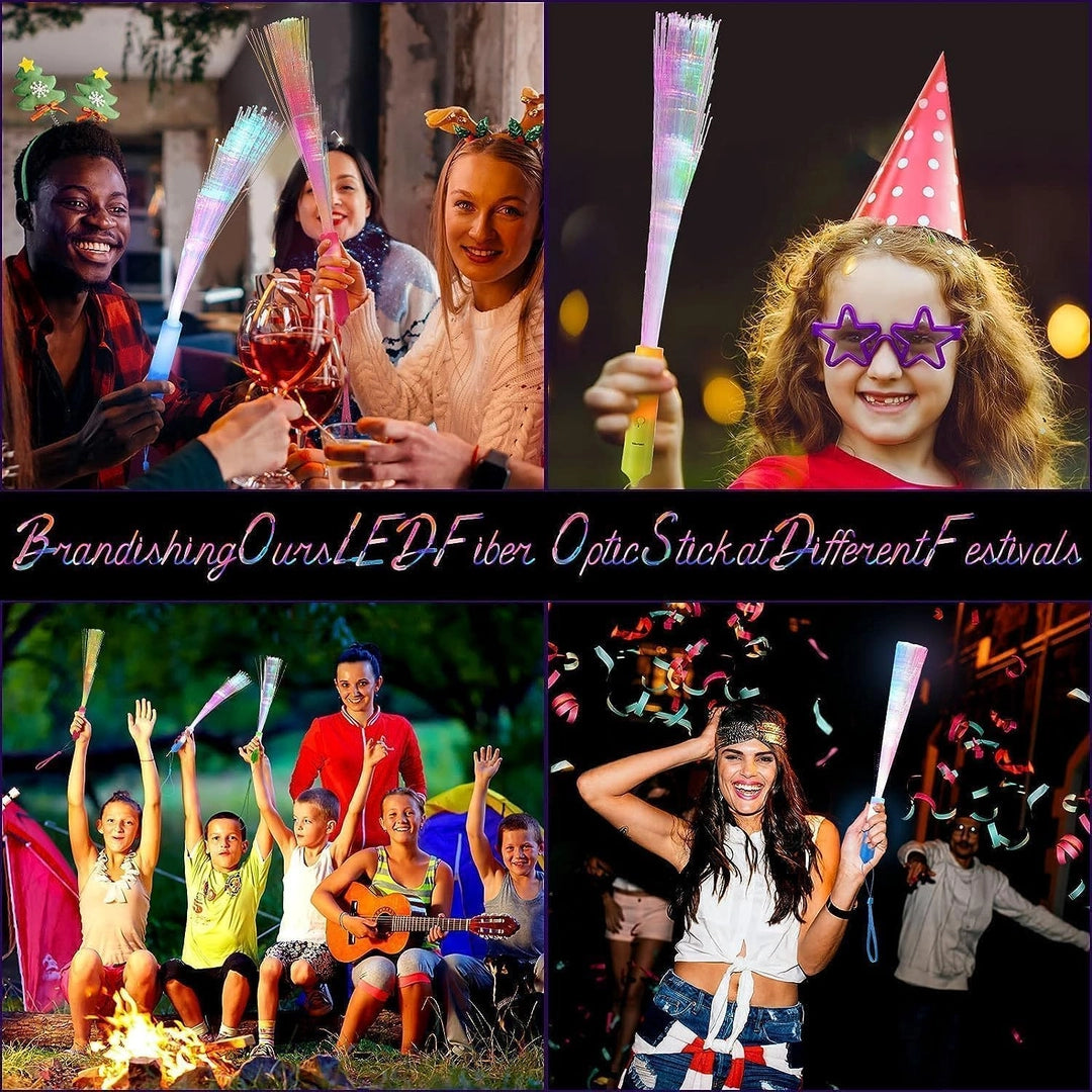 Świecące Pałeczki Pałki LED KOLOROWE Imprezowe Bransoletki Gadżety LED 24 sztuki Drugie zdjęcie produktu