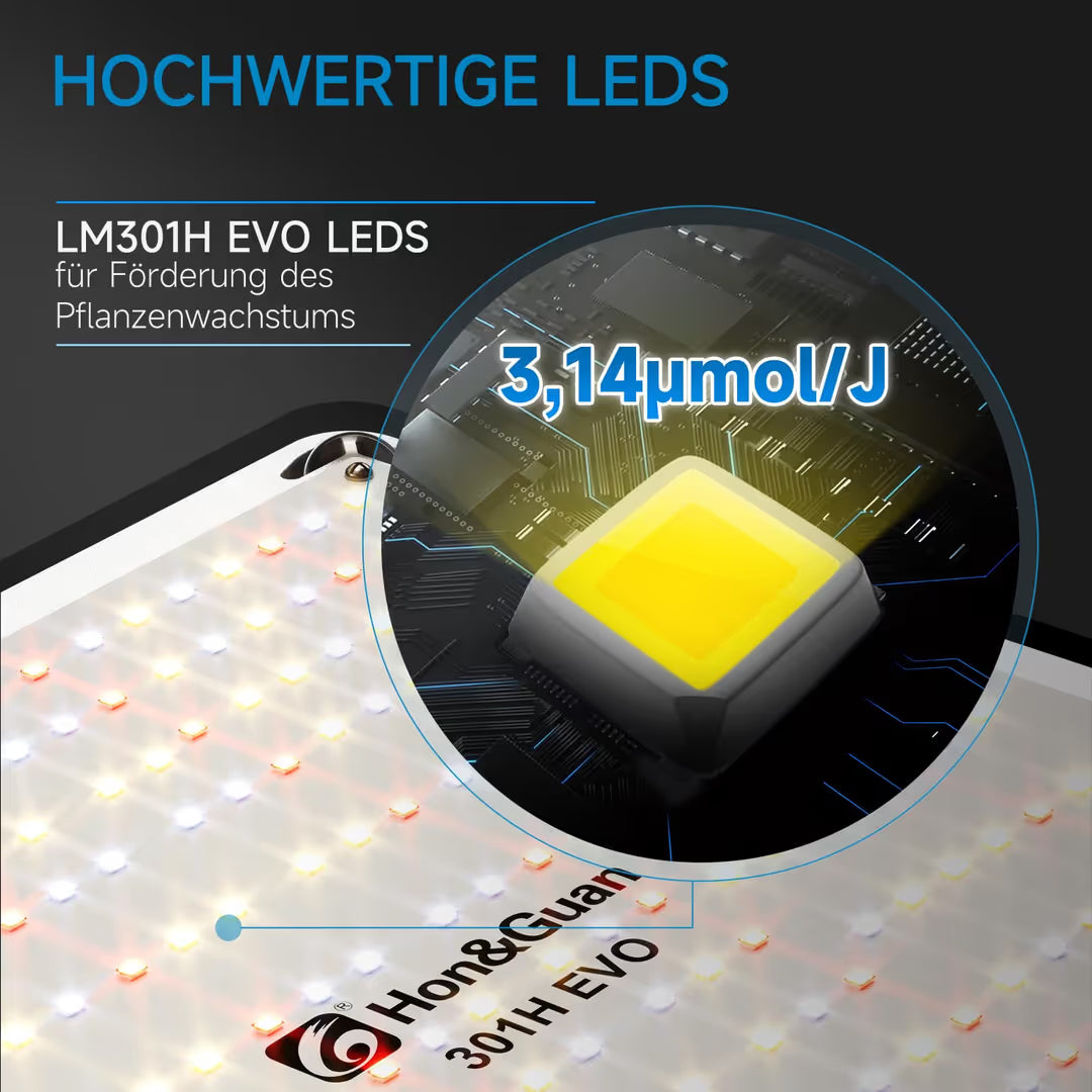 Lampa LED do Uprawy Roślin Sadzonek Ziół Panel Grow Light HG1000 EVO do Szklarni