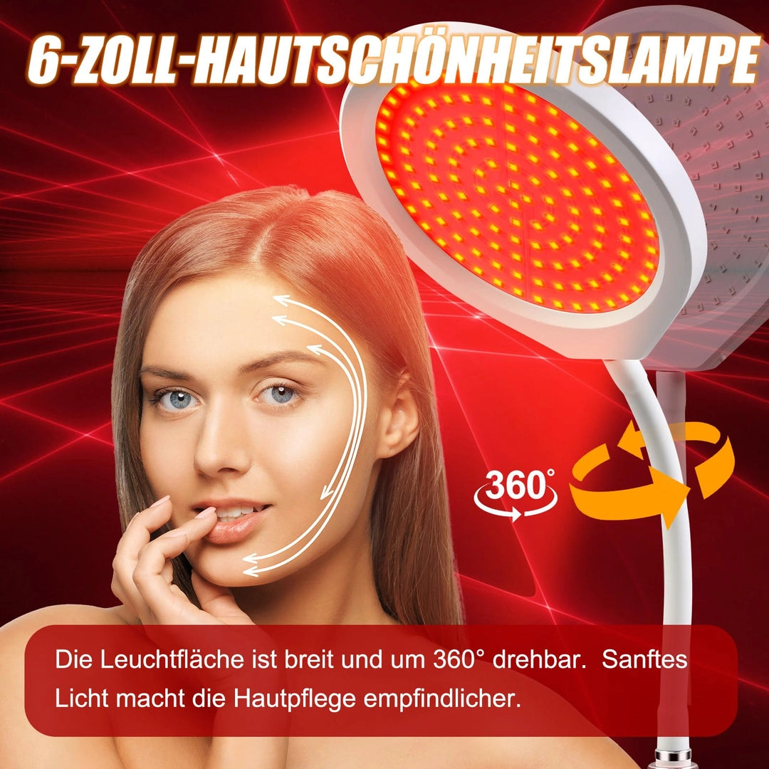 Lampa LED do terapii światłem czerwonym 128 diod 360° 40W – regeneracja i piękno Drugie zdjęcie produktu