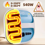 Prasa termotransferowa Przenośna do nadruków HTV Sublimacja DTF 250°C 21x24cm