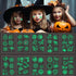 Tatuaże Halloween świecące w ciemności – 10 arkuszy, pajęczyny i pająki