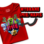 Koszulka dla Gracza Brawl Stars na urodziny i nie tylko. Z imieniem. Różne Kolory