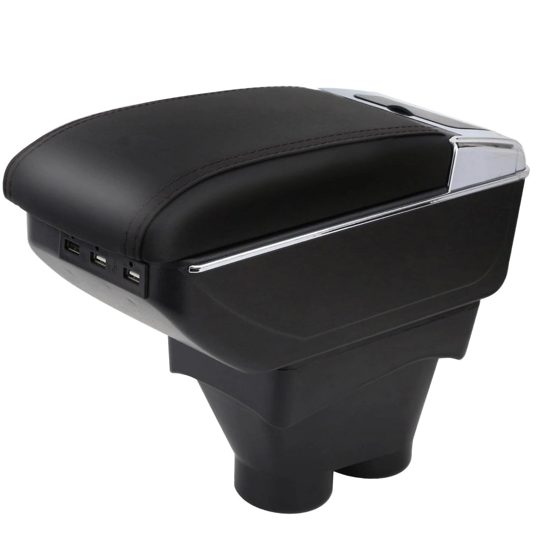 Podłokietnik samochodowy Peugeot 208 2013-2018 z portami USB i schowkiem