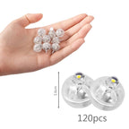 Mini lampki Diody LED wodoodporne fioletowe 10 szt. do dekoracji balonów i wazonów