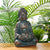 Figura ogrodowa Budda z podświetleniem LED – dekoracja zen 40 cm