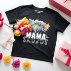 Koszulka Damska z Zabawnym Napisem MAMASAURUS - Prezent Dla Mamy