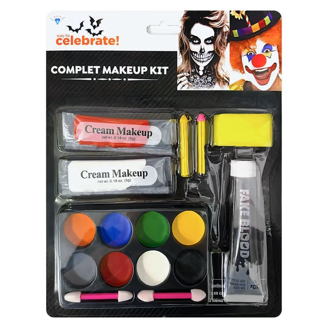 Zestaw do Makijażu Halloween Krew Blizny Lateks Farby do charakteryzacji