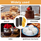Foremki do muffinek 2000 szt. mini foremki papierowe 4 cm – żółte i czarne